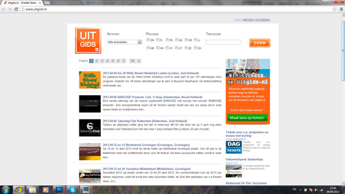 Uitgids Agenda